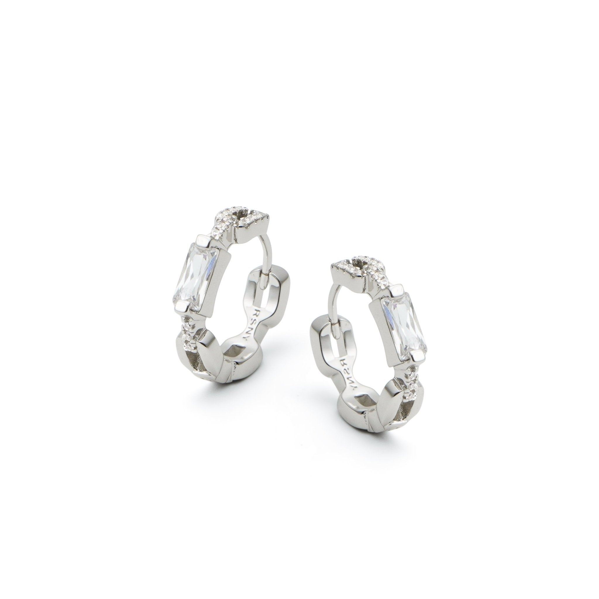 RSNY chain earrings - F797W09