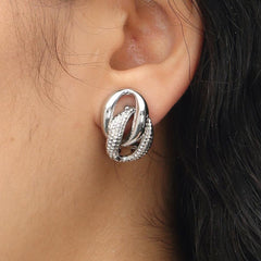 RSNY chain shaped earrings - R2071A